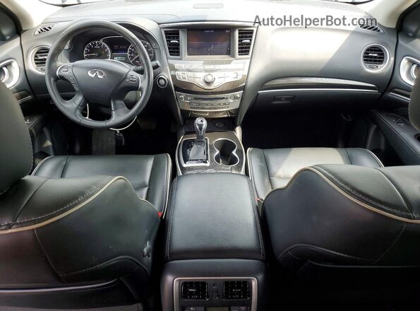 5N1DL0MM5KC516941 2019 INFINITI QX60 Black Вид панелі приладів