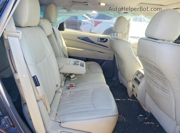 5N1DL0MM5KC521735 2019 INFINITI QX60 Black Вид задніх сидінь