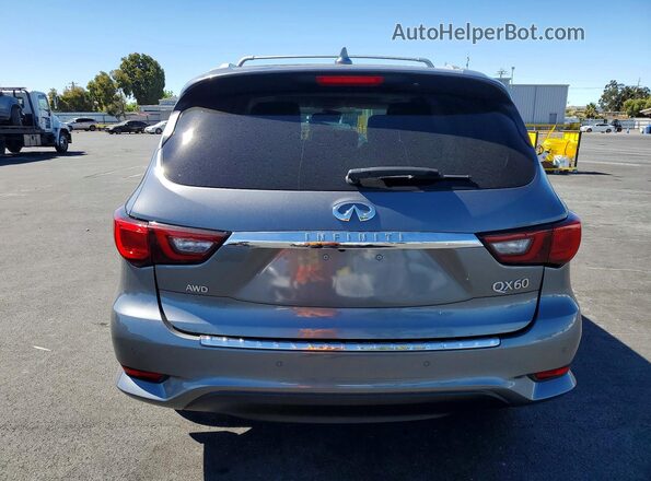 5N1DL0MM5KC528152 2019 INFINITI QX60 Gray Widok z tyłu