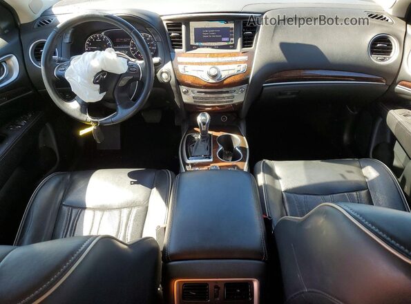 5N1DL0MM5KC528152 2019 INFINITI QX60 Gray Widok deski rozdzielczej