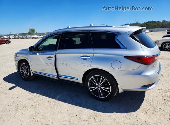 5N1DL0MM5KC560731 2019 INFINITI QX60 Серебряный Задняя левая четверть