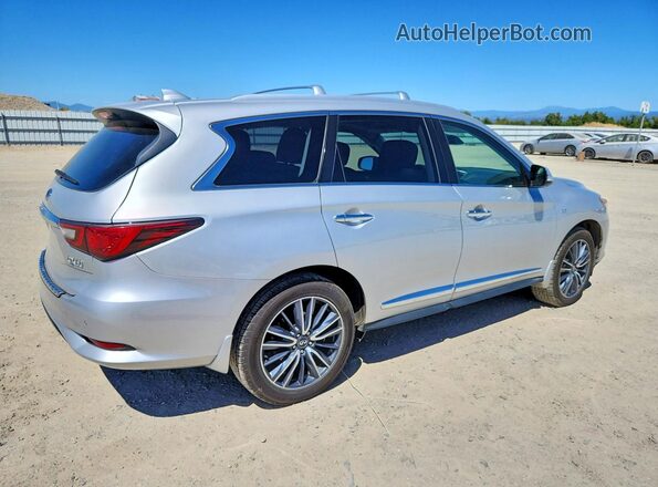 5N1DL0MM5KC560731 2019 INFINITI QX60 Серебряный Задняя правая четверть