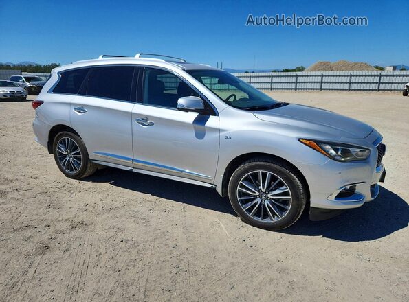 5N1DL0MM5KC560731 2019 INFINITI QX60 Серебряный Передняя правая четверть