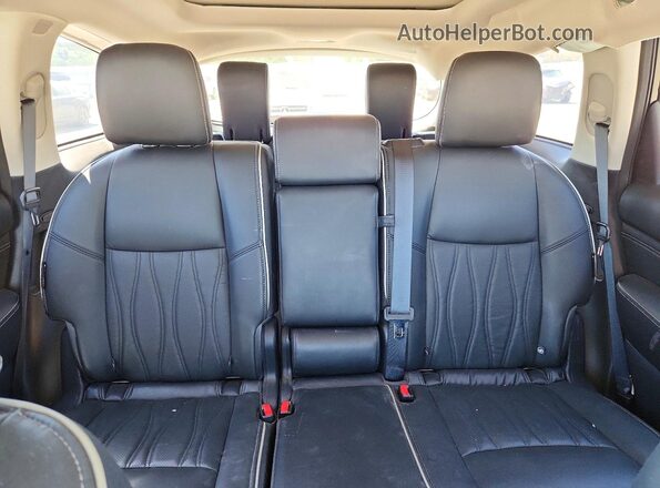 5N1DL0MM5KC560731 2019 INFINITI QX60 Серебряный Вид задних сидений