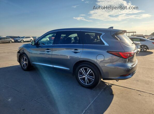 5N1DL0MM5LC522031 2020 INFINITI QX60 Silver Trasero izquierdo