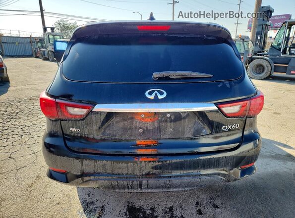 5N1DL0MM5LC522224 2020 INFINITI QX60 Black Widok z tyłu