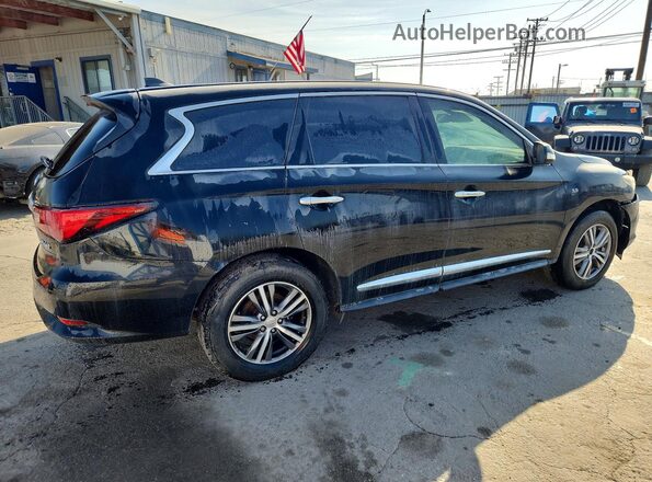 5N1DL0MM5LC522224 2020 INFINITI QX60 Black Tył prawy