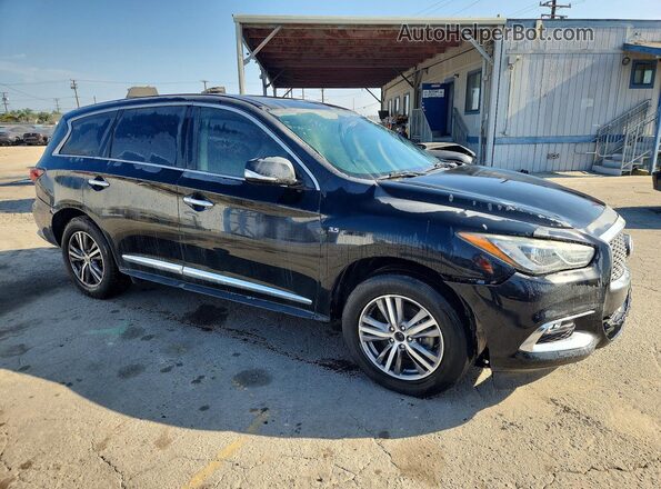 5N1DL0MM5LC522224 2020 INFINITI QX60 Black Przód prawy
