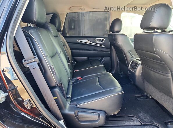 5N1DL0MM5LC522224 2020 INFINITI QX60 Black Widok wnętrza z tyłu