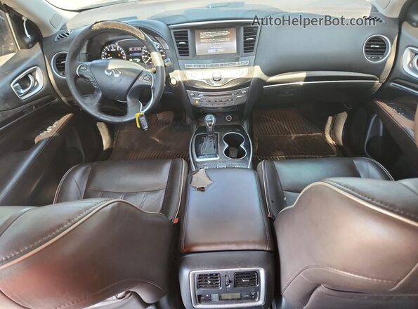 5N1DL0MM5LC526631 2020 INFINITI QX60 Black Առջևի վահանակի տեսք