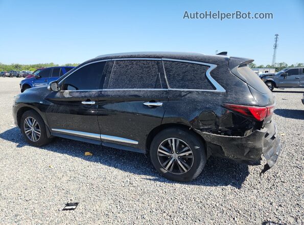 5N1DL0MM5LC526631 2020 INFINITI QX60 Black Հետևի ձախ
