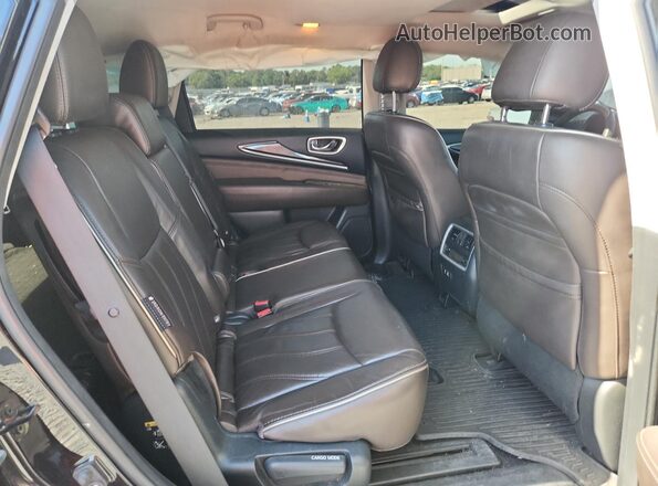 5N1DL0MM5LC526631 2020 INFINITI QX60 Black Սալոնի հետևի տեսք