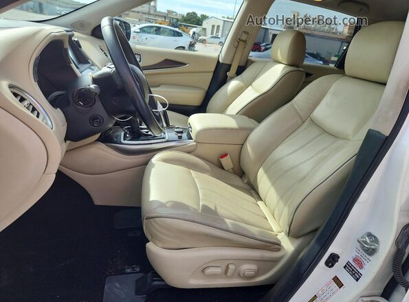 5N1DL0MM6HC524975 2017 INFINITI QX60 White Սալոնի դիմացի տեսք