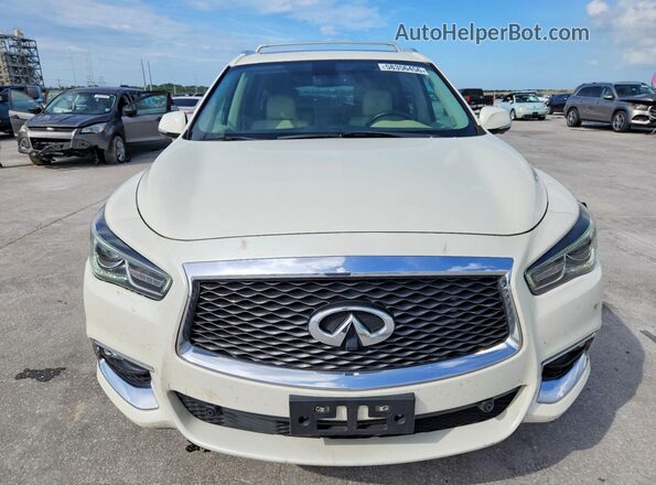 5N1DL0MM6HC524975 2017 INFINITI QX60 White Դիմացի տեսք