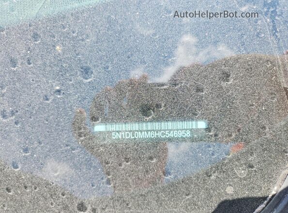 5N1DL0MM6HC546958 2017 INFINITI QX60 Cream VIN կոդի պիտակի տեսք