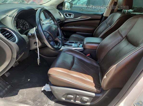 5N1DL0MM6HC546958 2017 INFINITI QX60 Cream Սալոնի դիմացի տեսք