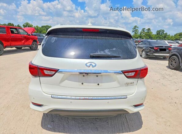 5N1DL0MM6HC546958 2017 INFINITI QX60 Cream Հետևի տեսք