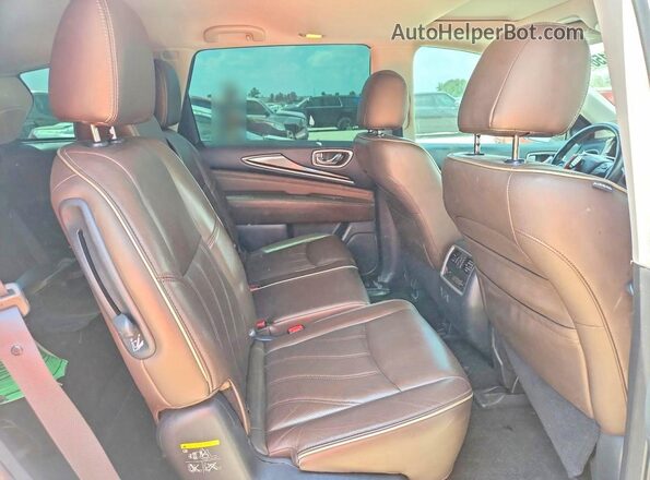 5N1DL0MM6HC546958 2017 INFINITI QX60 Cream Սալոնի հետևի տեսք