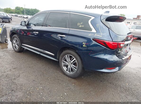 5N1DL0MM6LC508509 2020 INFINITI QX60 Dark Blue Задня ліва чверть