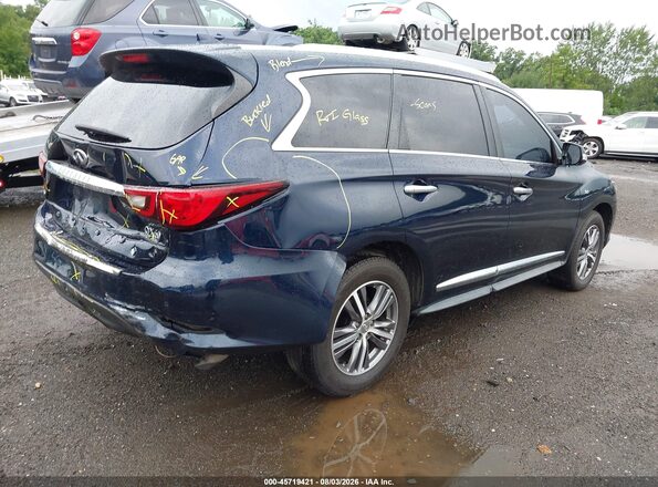 5N1DL0MM6LC508509 2020 INFINITI QX60 Dark Blue Задня права чверть