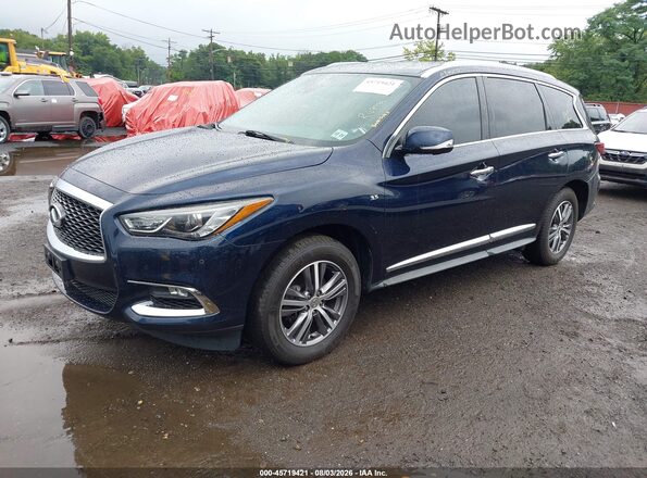 5N1DL0MM6LC508509 2020 INFINITI QX60 Dark Blue Передня ліва чверть