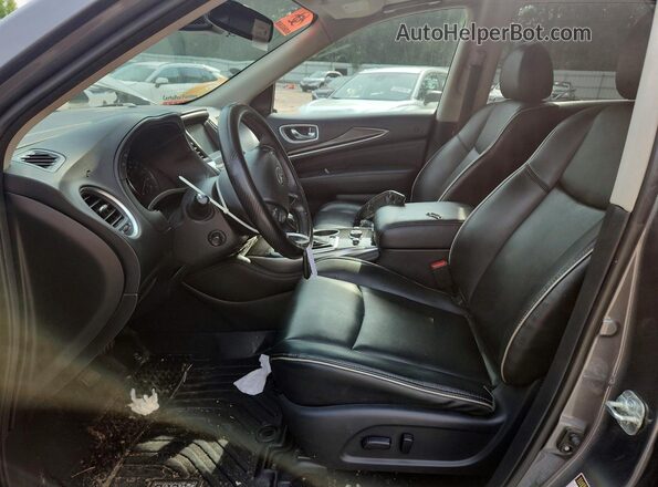 5N1DL0MM6LC537413 2020 INFINITI QX60 Gray Widok wnętrza z przodu