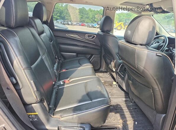 5N1DL0MM6LC537413 2020 INFINITI QX60 Gray Widok tylnych siedzeń
