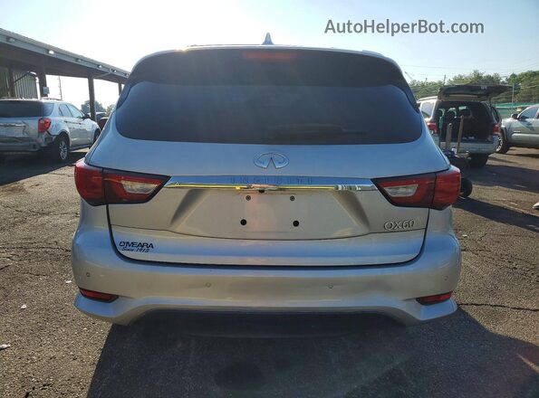 5N1DL0MM7HC501155 2017 INFINITI QX60 Silver Հետևի տեսք