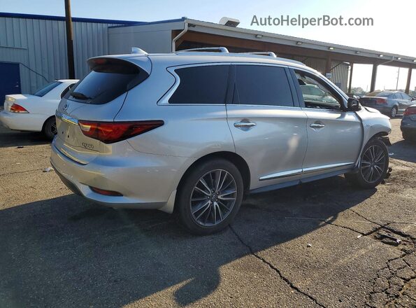 5N1DL0MM7HC501155 2017 INFINITI QX60 Silver Հետևի աջ