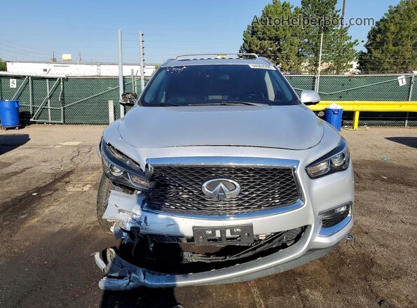 5N1DL0MM7HC501155 2017 INFINITI QX60 Silver Դիմացի տեսք