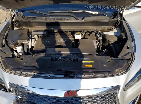 5N1DL0MM7HC501155 2017 INFINITI QX60 Silver Սալոնի հետևի տեսք