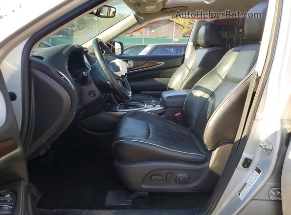 5N1DL0MM7HC501155 2017 INFINITI QX60 Silver Սալոնի դիմացի տեսք