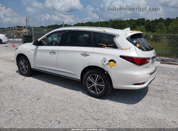 5N1DL0MM7HC524256 2017 INFINITI QX60 White Vista frontal