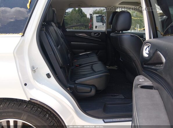 5N1DL0MM7HC524256 2017 INFINITI QX60 White Vista de la etiqueta del VIN