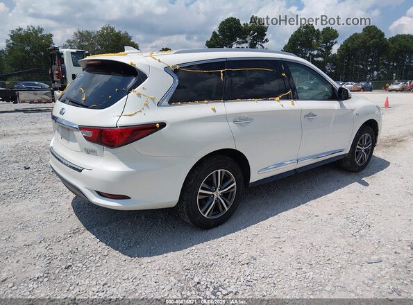5N1DL0MM7HC524256 2017 INFINITI QX60 White Trasero derecho