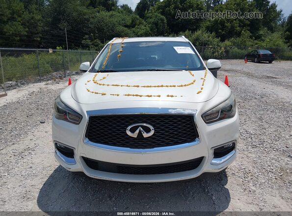 5N1DL0MM7HC524256 2017 INFINITI QX60 White Vista del cuadro de instrumentos