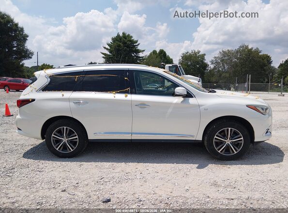 5N1DL0MM7HC524256 2017 INFINITI QX60 White Vista interior trasera