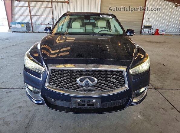 5N1DL0MM7HC530283 2017 INFINITI QX60 Blue Front view