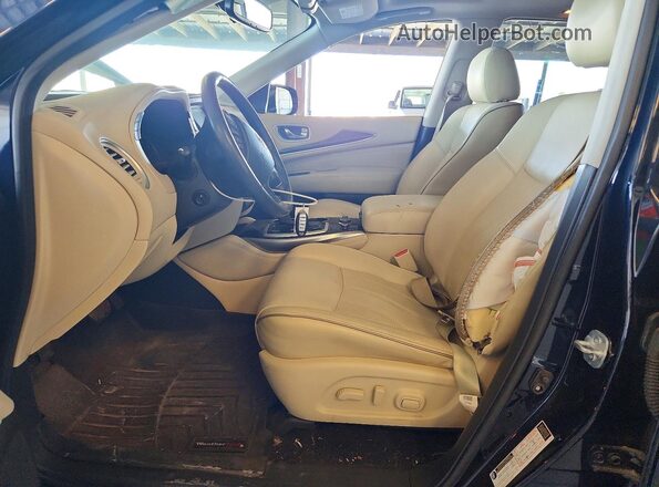5N1DL0MM7HC530283 2017 INFINITI QX60 Blue Front interior view
