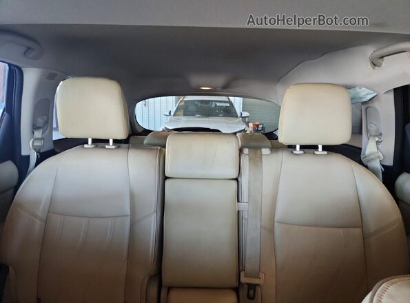5N1DL0MM7HC530283 2017 INFINITI QX60 Blue Rear seats view