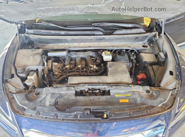 5N1DL0MM7HC530283 2017 INFINITI QX60 Blue Engine compartment view