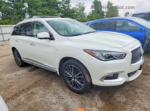 5N1DL0MM7HC541817 2017 INFINITI QX60 White Delantero derecho