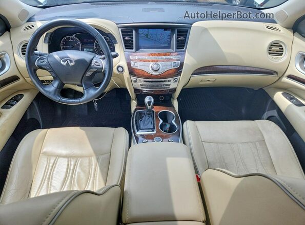 5N1DL0MM7HC541817 2017 INFINITI QX60 White Vista del salpicadero