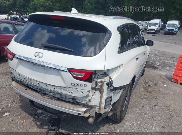 5N1DL0MM7HC549688 2017 INFINITI QX60 White Задня права чверть