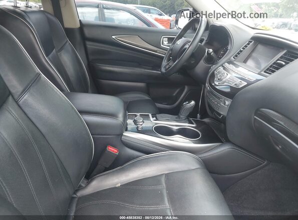 5N1DL0MM7HC549688 2017 INFINITI QX60 White Вид салону спереду