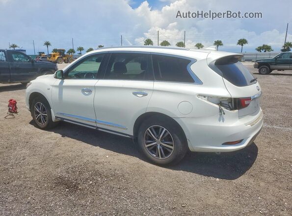 5N1DL0MM7HC550937 2017 INFINITI QX60 White Հետևի ձախ