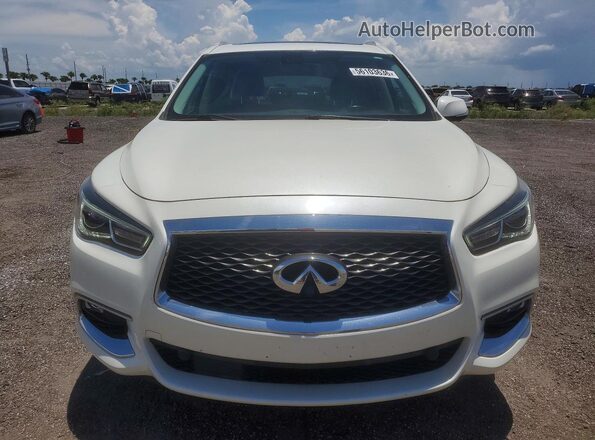 5N1DL0MM7HC550937 2017 INFINITI QX60 White Դիմացի տեսք