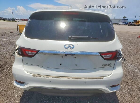 5N1DL0MM7HC550937 2017 INFINITI QX60 White Հետևի տեսք