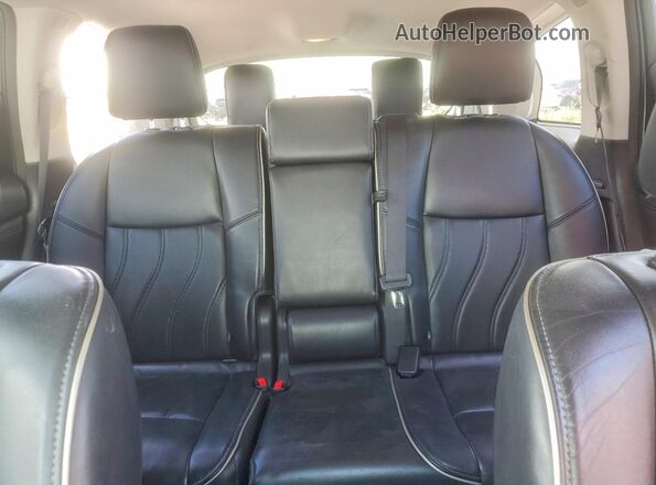 5N1DL0MM7HC550937 2017 INFINITI QX60 White Հետևի նստատեղերի տեսք
