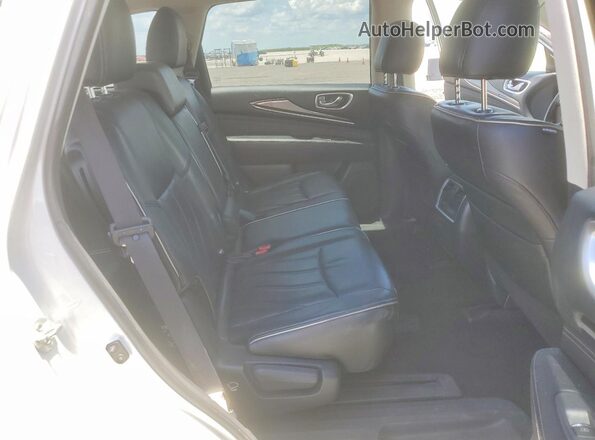 5N1DL0MM7HC550937 2017 INFINITI QX60 White Սալոնի հետևի տեսք